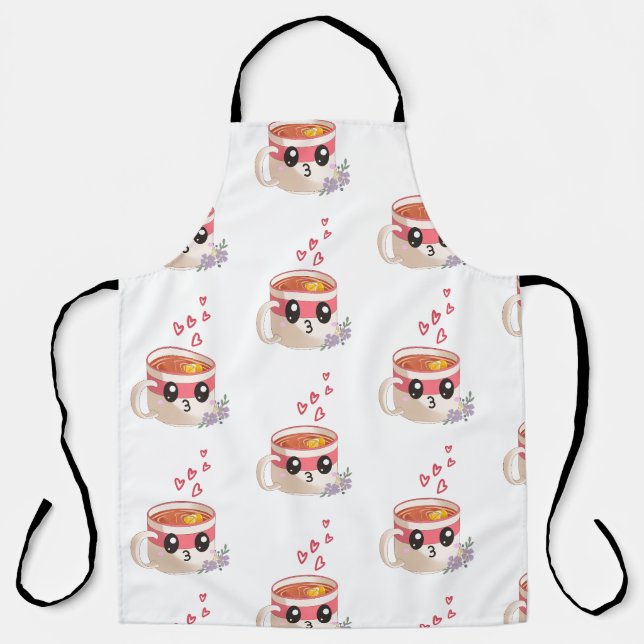 Kaffee Liebhaber Schürze (Vorderseite)
