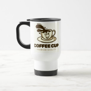 Kaffee-Liebhaber-Tasse – Angetrieben von Kaffee un Reisebecher