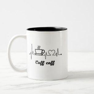 Kaffee-Liebhaber-Tassendesigns – Gebrüht für dieje Zweifarbige Tasse
