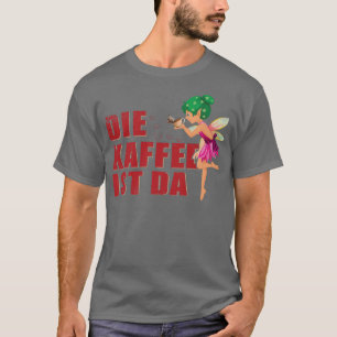 Kaffee-Liebhaber und märchenhaftes Wortspiel, dass T-Shirt