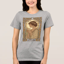 Kaffee-Liebhaber und Natur-Jugendstil-Illustration