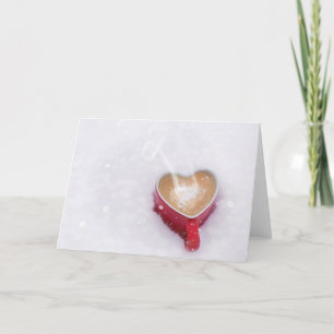 Kaffee-Liebhaber Valentinstag Grußkarte Feiertagskarte