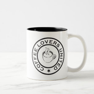Kaffee-Liebhaber Zweifarbige Tasse