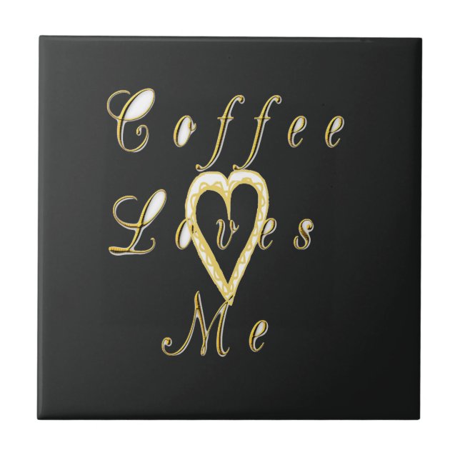 Kaffee liebt mich. fliese (Vorderseite)