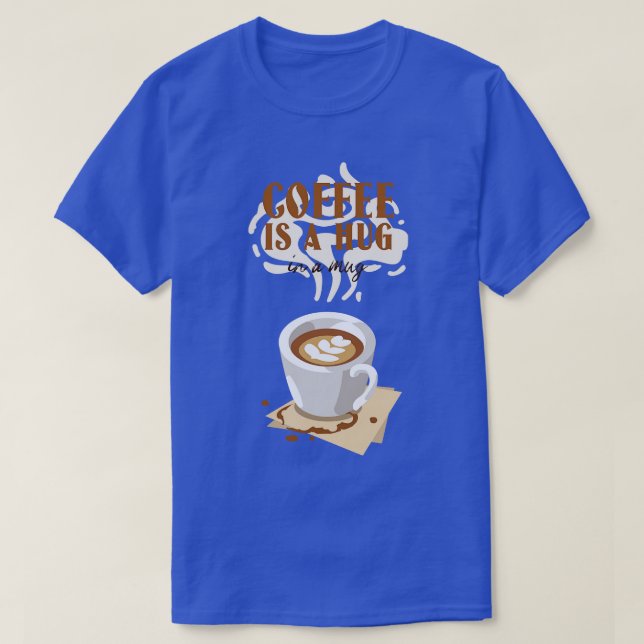 Kaffee Lover Cappuccino T-Shirt (Design vorne)