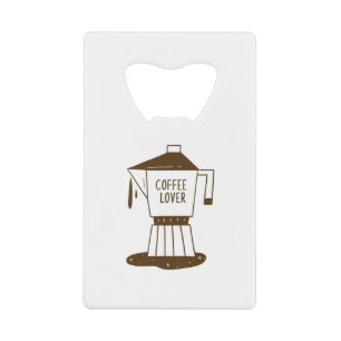 Kaffee Lover Geldbeutel Flaschenöffner