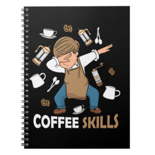 Kaffee Lover Geschenk Männer Barista Latte Art Notizblock