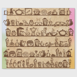 Kaffee Lover Geschenkpapier