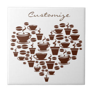 Kaffee Lover Herz Thunder_Cove Fliese