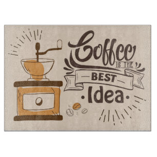 Kaffee Lover ist die beste Idee Schneidebrett