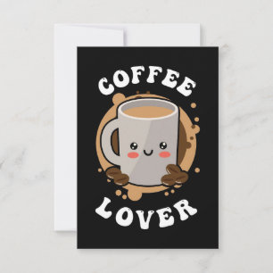 Kaffee Lover Kaffee Cappuccino Lover Dankeskarte