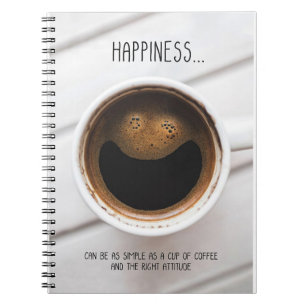 Kaffee Lover Kaffee ist Glück Notizblock