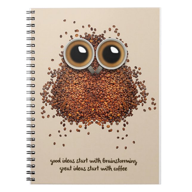 Kaffee Lover Kaffee Notizblock (Vorderseite)