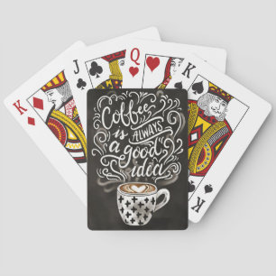 Kaffee Lover Kaffee Straße Gute Ideen Spielkarten