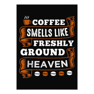 Kaffee Lover Kaffee Unglaublicher Geruch Fotodruck