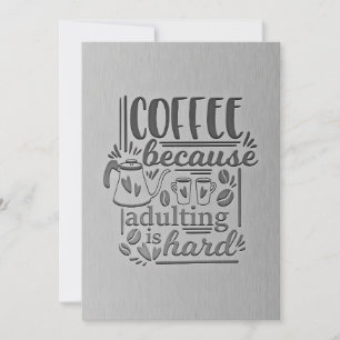 Kaffee Lover-Kaffee, weil das Adllieren schwierig  Save The Date
