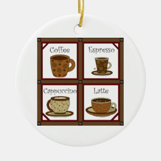 Kaffee Lover Keramik Ornament