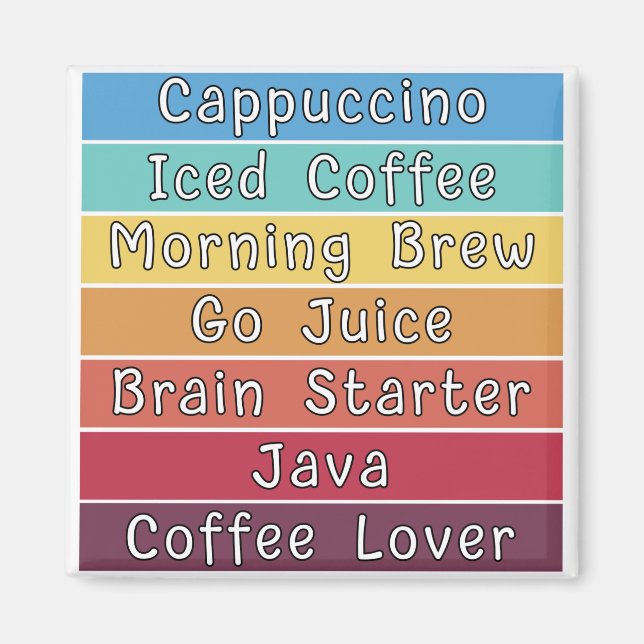 Kaffee Lover Magnet (Vorne)