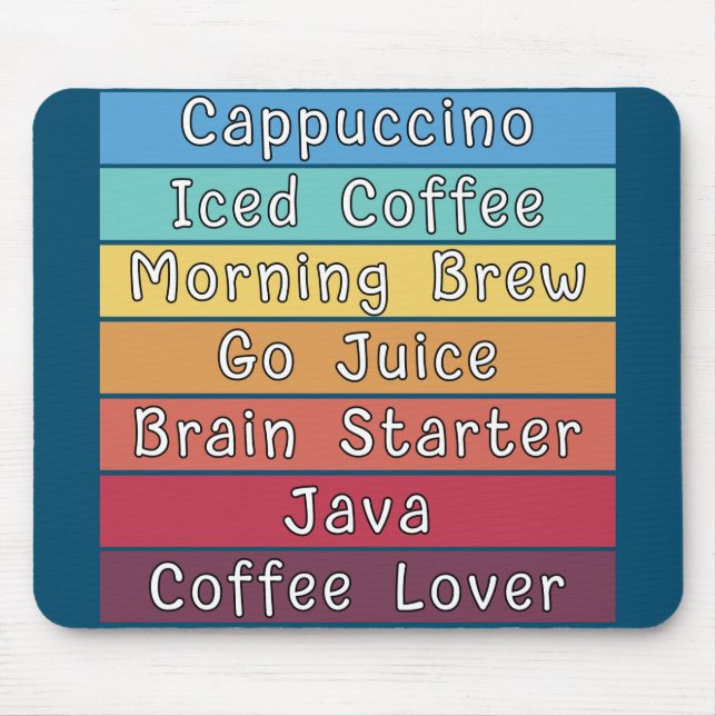 Kaffee Lover Mousepad (Vorne)