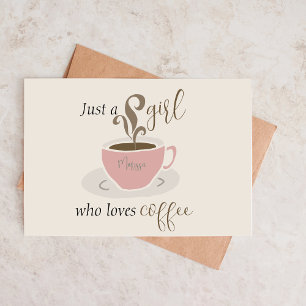 Kaffee Lover Personalisierte Skripte für sie