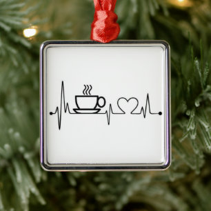 ***KAFFEE LOVER S*** FUN JEDERZEIT ORNAMENT AUS METALL
