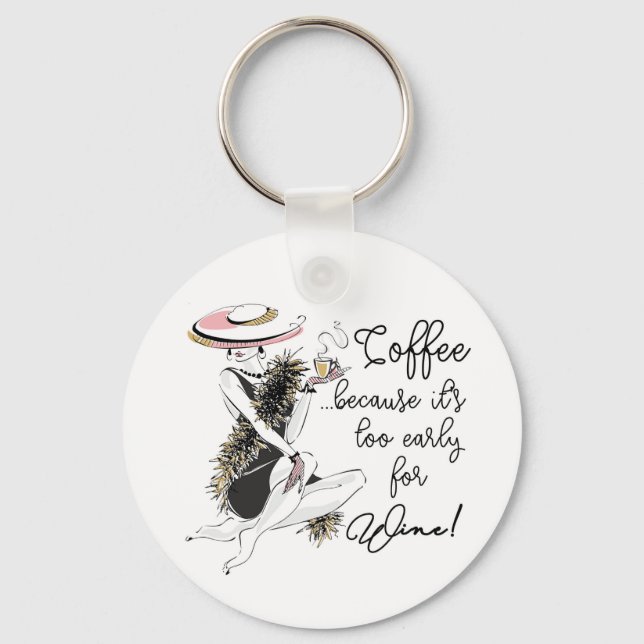 Kaffee Lover Schlüsselanhänger (Vorderseite)