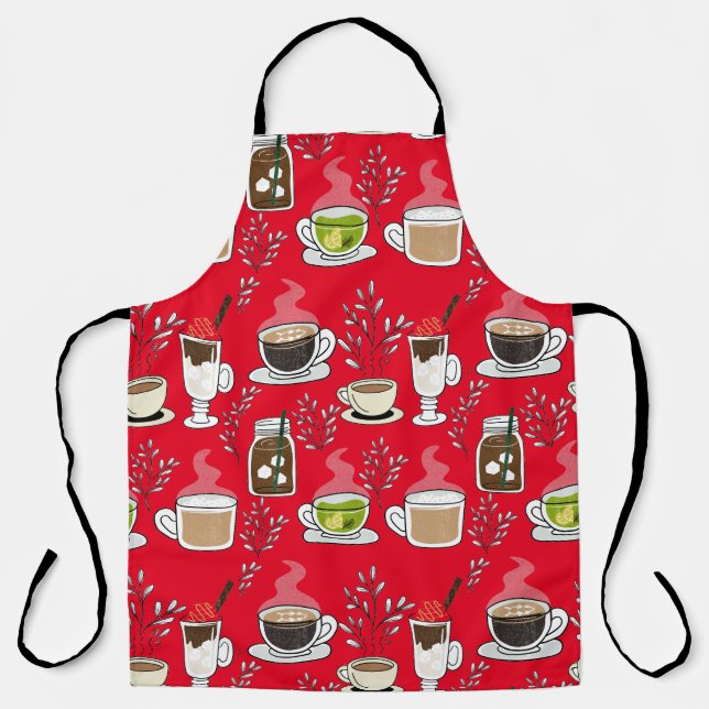 Kaffee Lover Schürze (Vorderseite)