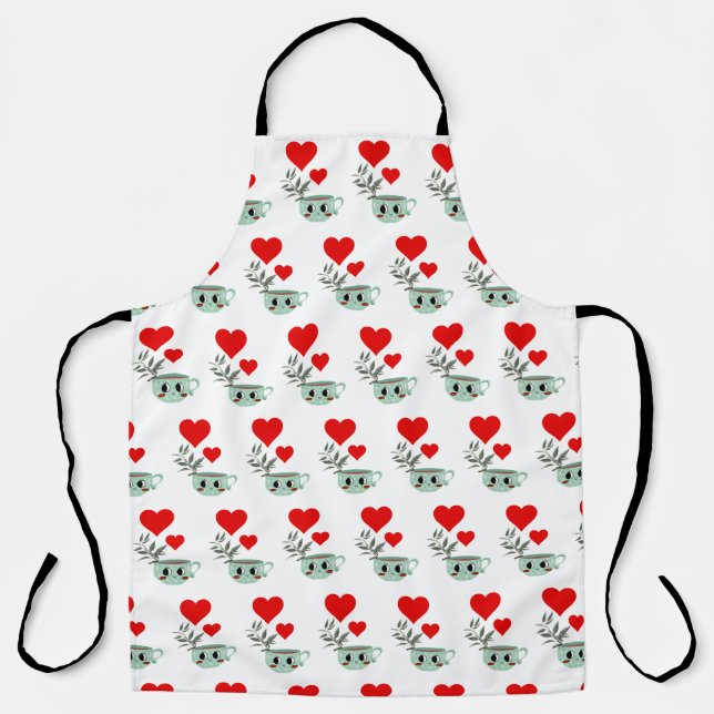 Kaffee Lover Schürze (Vorderseite)