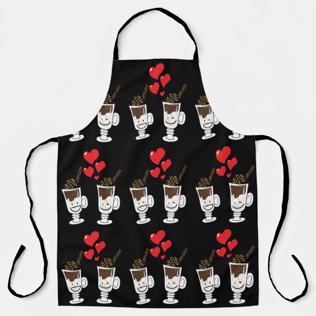 Kaffee Lover Schürze (Vorderseite)