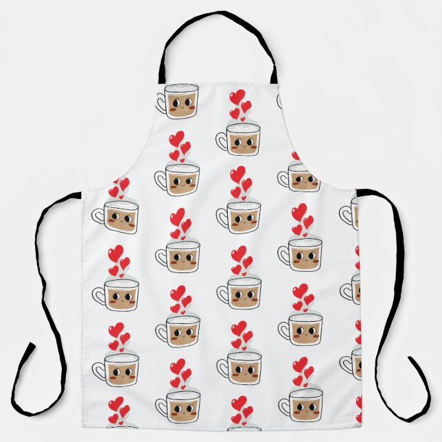 Kaffee Lover Schürze (Vorderseite)