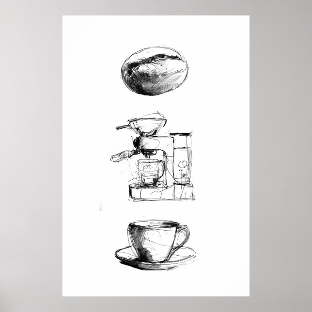 Kaffee Lover Set Poster (Vorne)