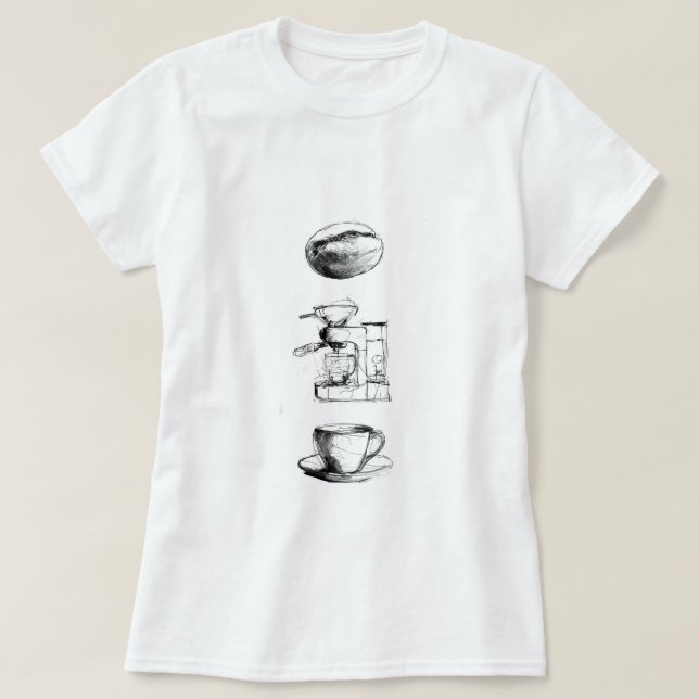 Kaffee Lover Set T-Shirt (Design vorne)