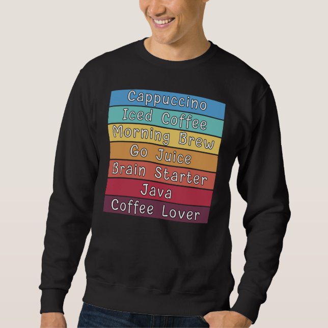 Kaffee Lover Sweatshirt (Vorderseite)