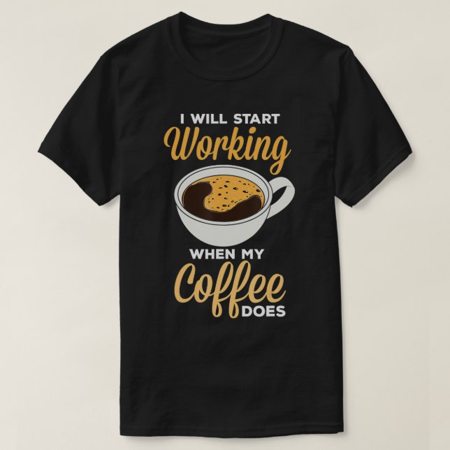 Kaffee Lover T-Shirt (Design vorne)