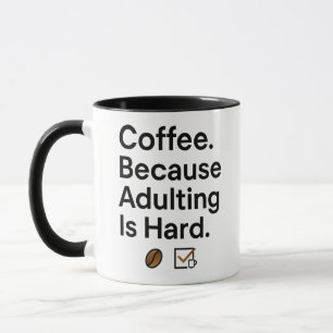 Kaffee Lover Tasse - Minimalistischer Spaß Erwachs