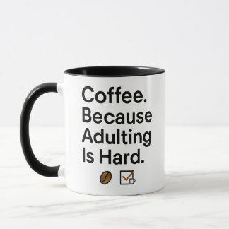Kaffee Lover Tasse - Minimalistischer Spaß Erwachs
