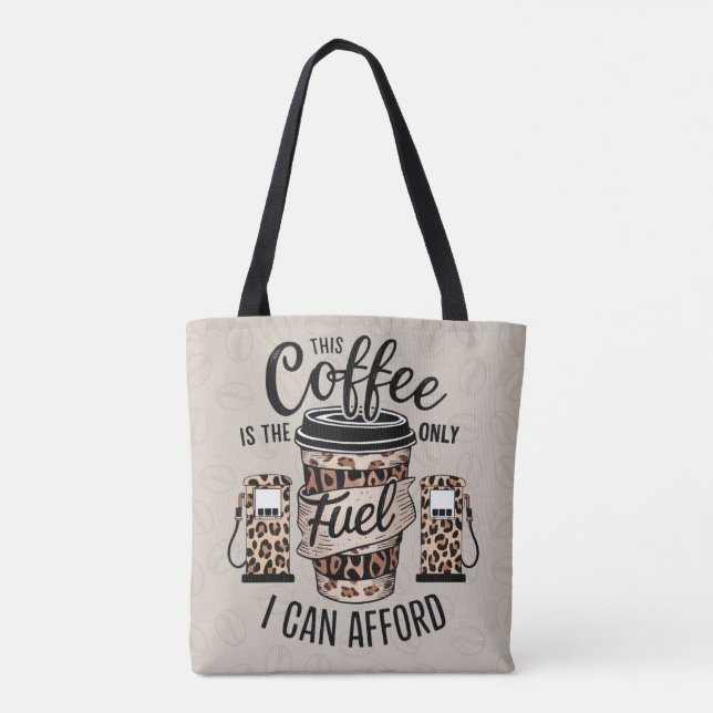 Kaffee Lover Totbeutel Tasche (Rückseite)