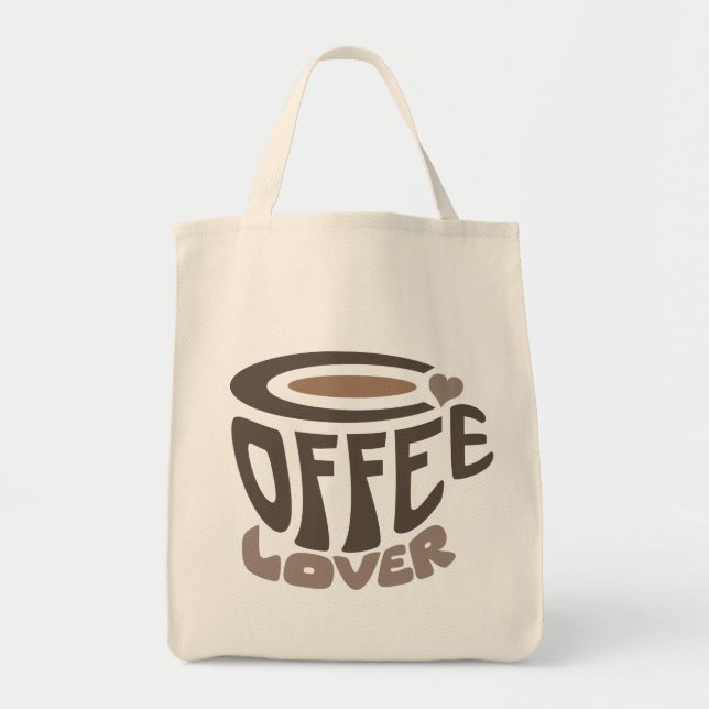 Kaffee Lover Totbeutel Tragetasche (Vorne)