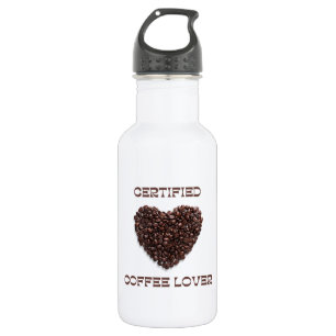 Kaffee Lover und Kaffee Lifeline Edelstahlflasche