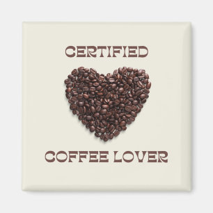 Kaffee Lover und Kaffee Lifeline Magnet