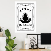 Kaffee Lover Yoga Tarot Card Zodiac Astrologie