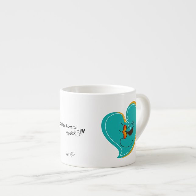 Kaffee LoverS muackS Espresso - Espressotasse (Vorderseite Rechts)
