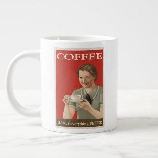 Kaffee macht ALLES besser Jumbo-Tasse