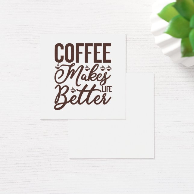 Kaffee macht das Leben besser (Schreibtisch)