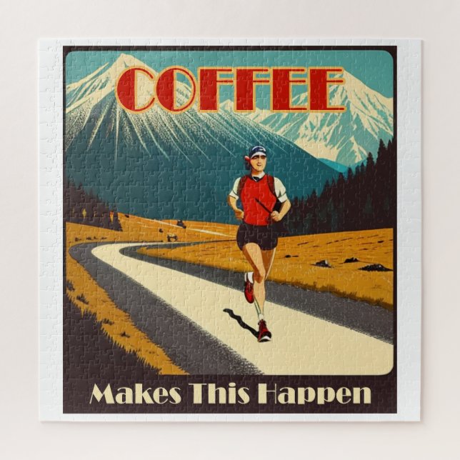 Kaffee macht das zum Laufen (Vertikal)