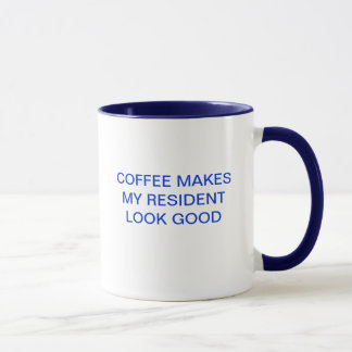 KAFFEE MACHT MEINEN WOHNSITZENDEN GUT TASSE