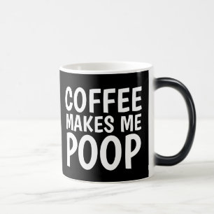KAFFEE MACHT MICH KACKEND Funny Coffee Mugs Verwandlungstasse