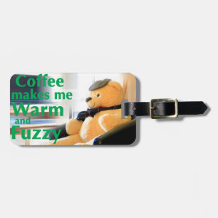 Kaffee macht mich warm und schwindlig gepäckanhänger