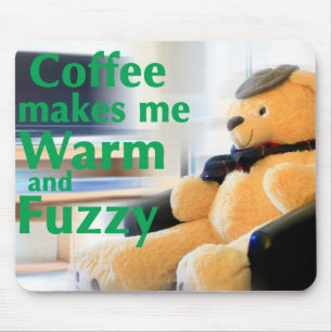 Kaffee macht mich warm und schwindlig mousepad
