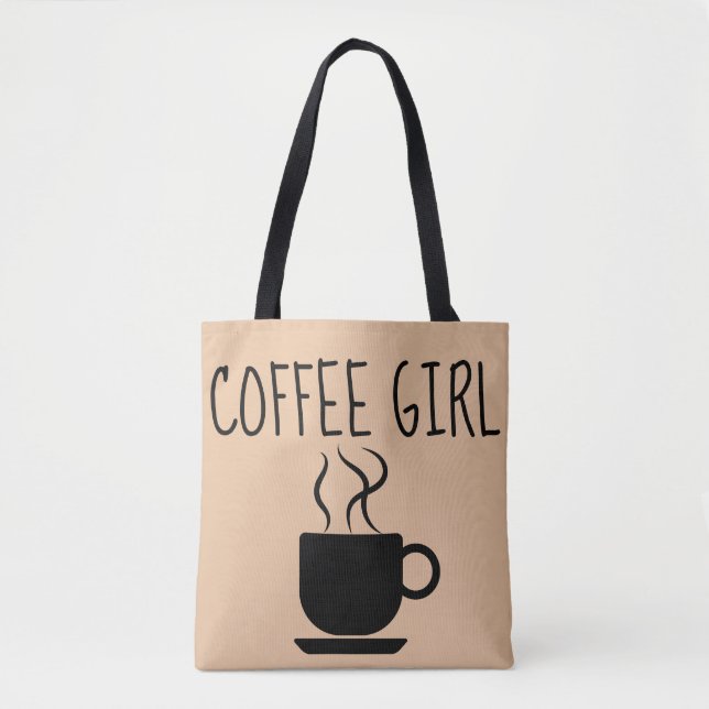 KAFFEE-MÄDCHEN-TASCHE TASCHE (Vorderseite)
